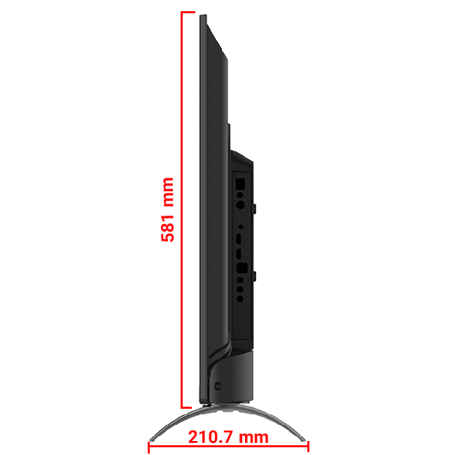 تلویزیون FHD هوشمند ایکس‌ویژن سری 7 مدل XT745 سایز 43 اینچ