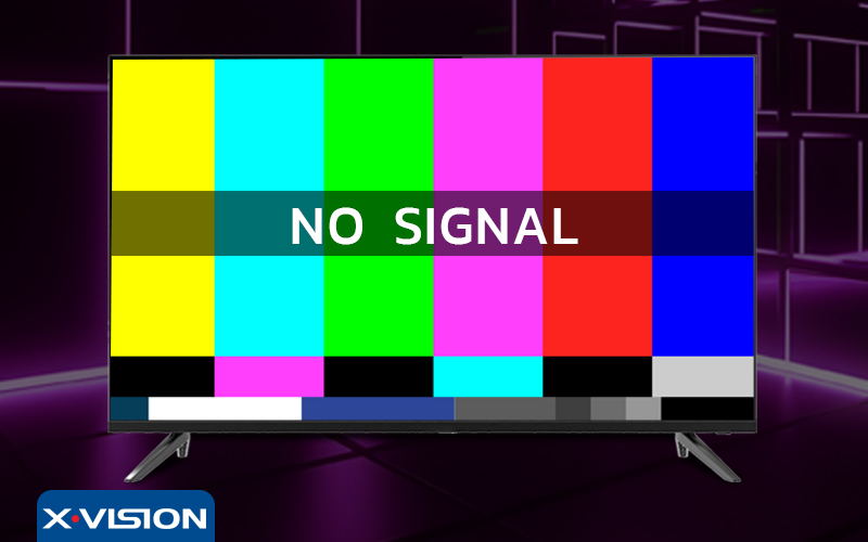 No signal در صفحه تلویزیون
