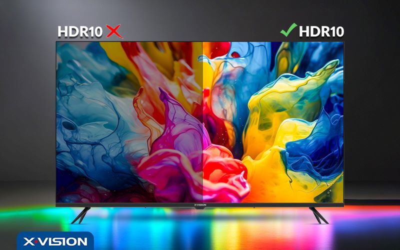 hdr10 در تلویزیون های زیر 30 میلیون ایکس ویژن